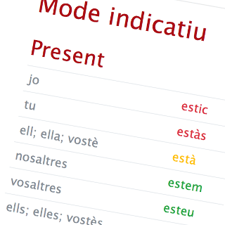 conjugació de verbs catalans