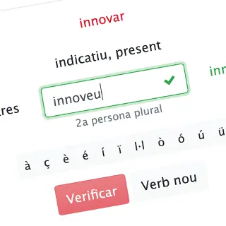 Pratiquer les verbes en catalan